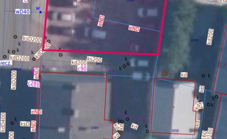 działka na sprzedaż - Oświęcim, Stare Miasto, Zamkowa