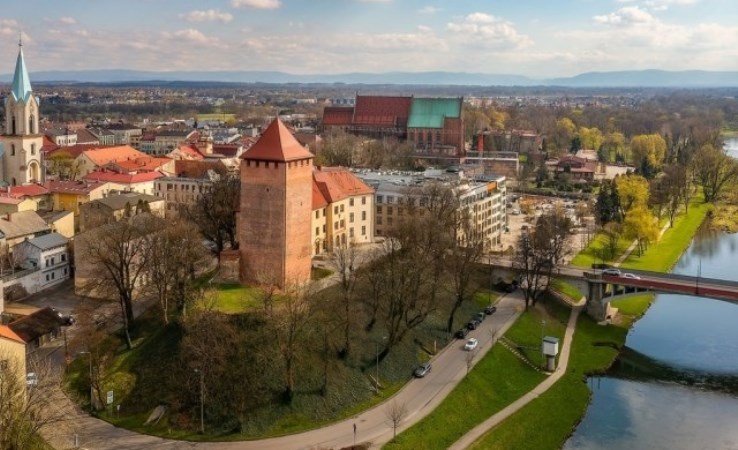 działka na sprzedaż - Oświęcim, Stare Miasto, Zamkowa