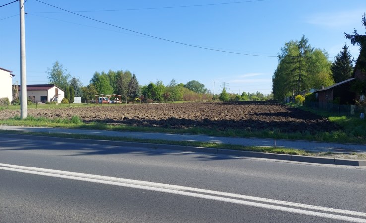 działka na sprzedaż - Oświęcim, Monowice, Fabryczna
