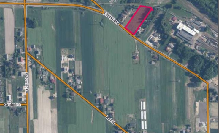 działka na sprzedaż - Oświęcim, Monowice, Fabryczna