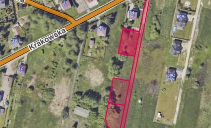 działka na sprzedaż - Chełmek (gw), Gorzów, Krakowska