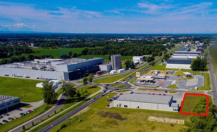 działka na sprzedaż - Oświęcim, Monowice, Fabryczna