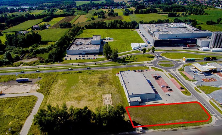 działka na sprzedaż - Oświęcim, Monowice, Fabryczna