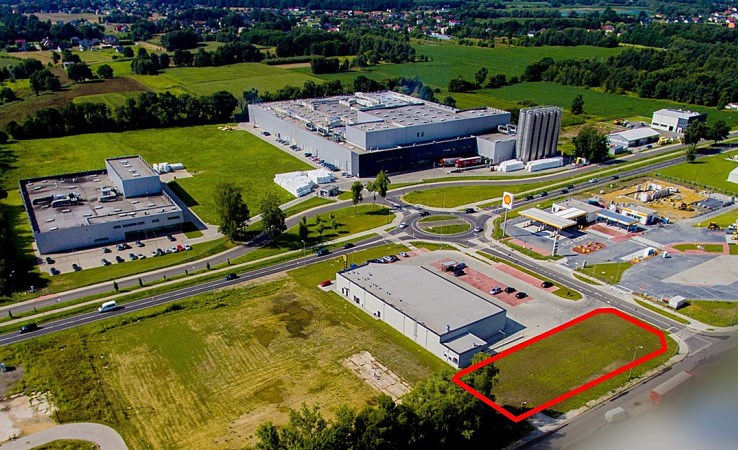 działka na sprzedaż - Oświęcim, Monowice, Fabryczna