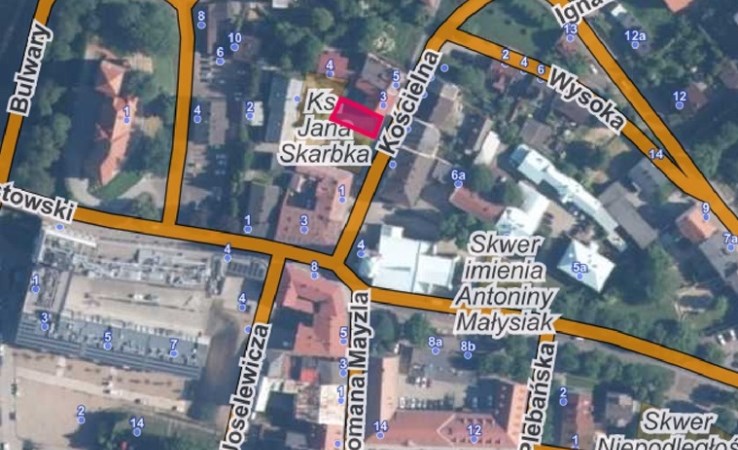 działka na sprzedaż - Oświęcim, Stare Miasto