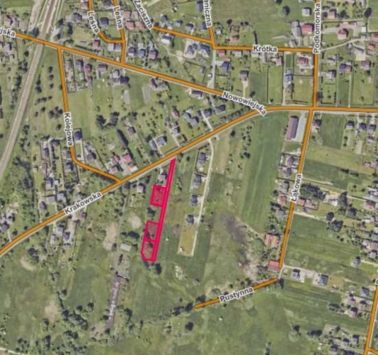 Oświęcim Gorzów działki budowlane