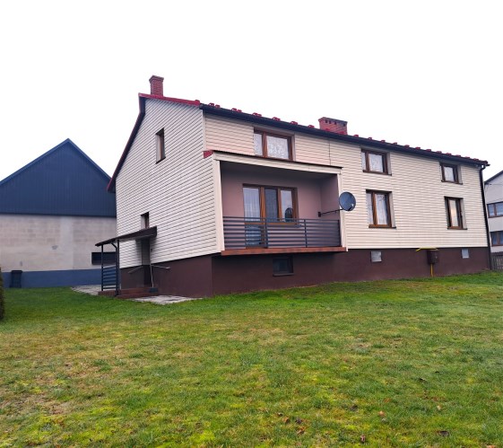 południowa strona domu