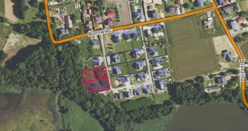 Oświęcim Zaborze działki budowlane na sprzedaż